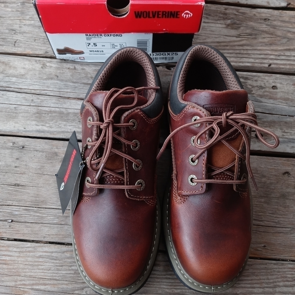 Wolverine Work Shoes Mens 7.5 EW Raider MultiShox